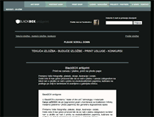 Tablet Screenshot of blackbox.ba